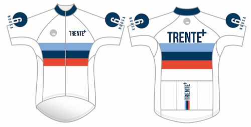 Trente+ LUCEO cycling jersey - white