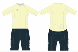 Lime Hi Velocity X sleeved triathlon suit - men's