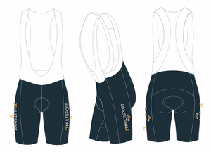 JT Multisport velocity cycling bib short - women's