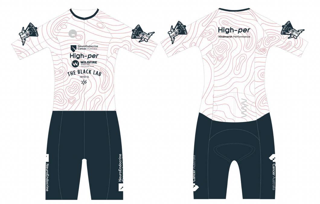 Neuro Endocrine Cancer Hi Velocity sleeved triathlon suit - women's