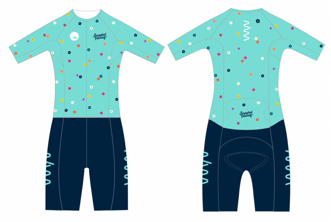 Smashed Fannies Hi velocity X tri suit - women's