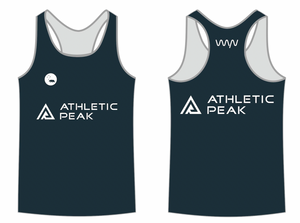 Women's Athletic Peak running singlet - Black