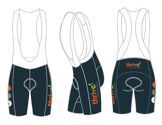 Thrive velocity cycling bib short - men's