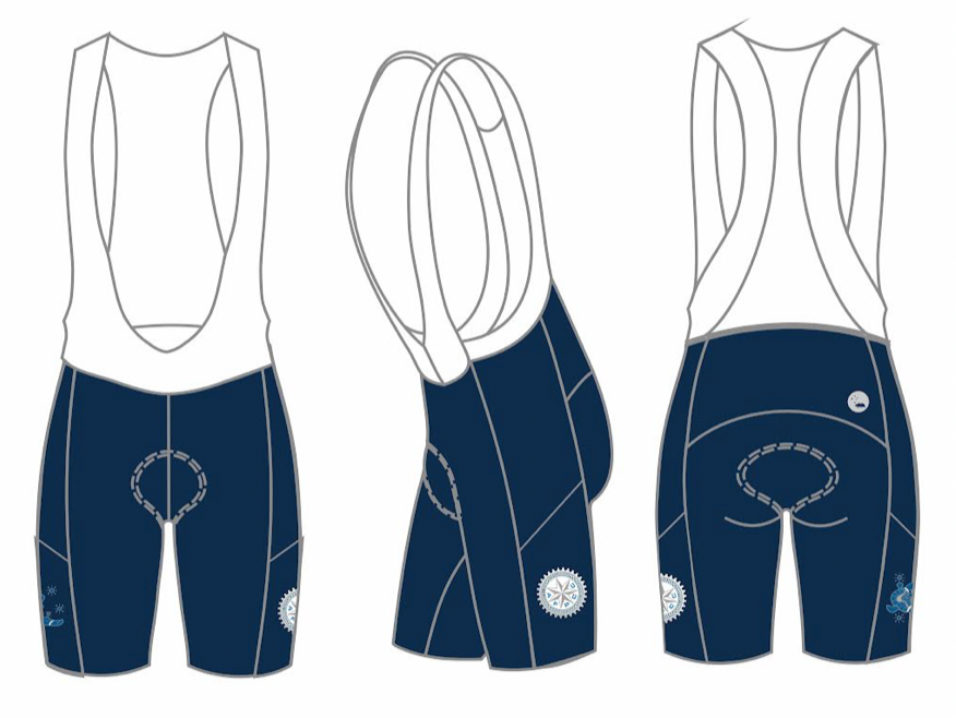 AFPCC pannier bib shorts - women's