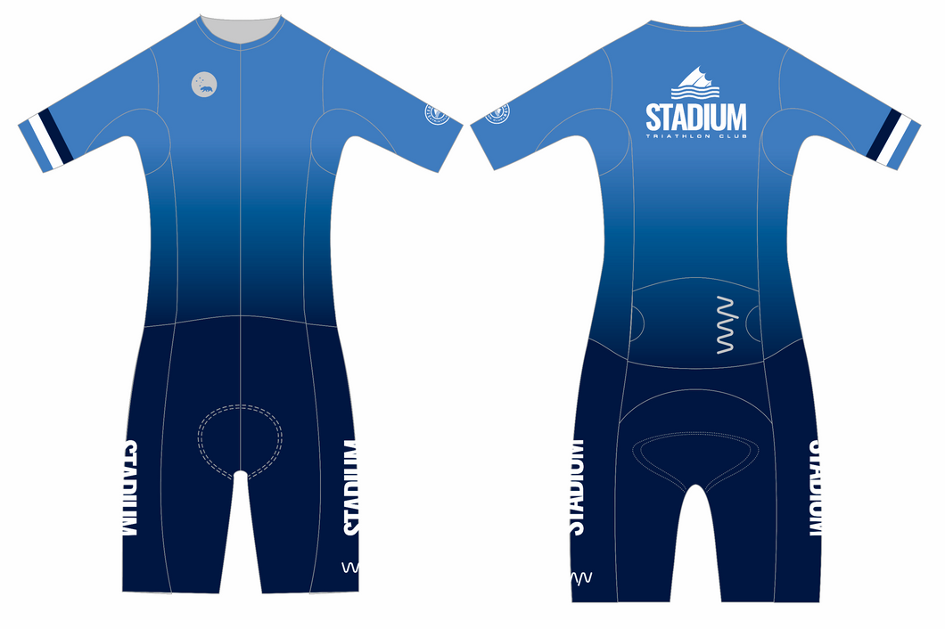 Stadium Triathlon Club 2024: LUCEO+ Aero Sleeved Triathlon Suit - Women's