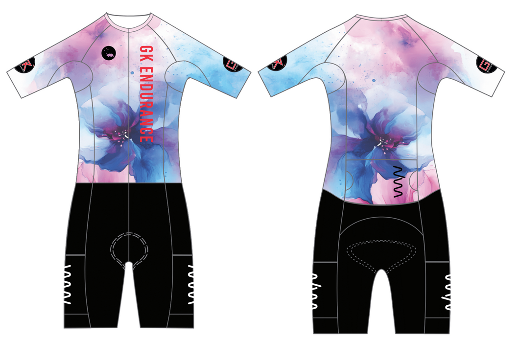 GK Endurance 2025: Hi Velocity X sleeved triathlon suit - women's