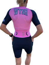 WOMEN'S - WYNR 2023 Bubblegum Pink Hi Velocity X sleeved triathlon suit