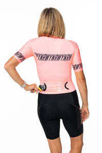 WOMEN'S - WYNR 2024 Coral Hi Velocity X Sleeved Triathlon Suit