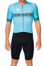 MEN'S - WYNR 2024 Blue Hi Velocity X Sleeved Triathlon Suit
