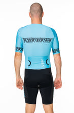 MEN'S - WYNR 2024 Blue Hi Velocity X Sleeved Triathlon Suit