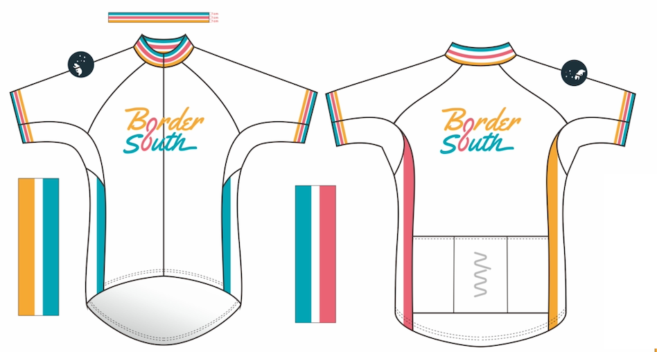 Border South premium cycling jersey - women's