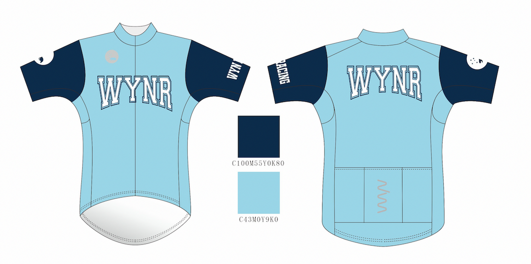 MEN'S - WYNR 2023 Electric Blue premium cycling jersey