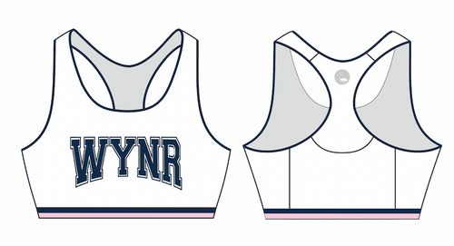 WOMEN'S - WYNR 2023 Team White racergirl bra