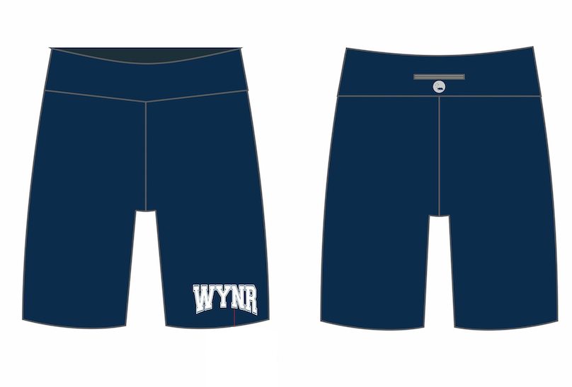 WOMEN'S - WYNR 2023 Team Blue little bit longer shorts