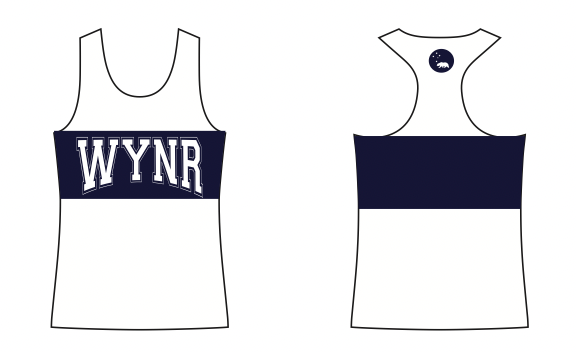 MEN'S - WYNR 2023 Team White run singlet
